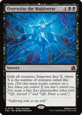 Image of Overwrite the Multiverse (FRA-059) - Reality Fracture Foil