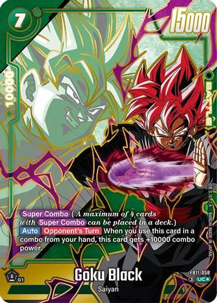 Image of Goku Black - FB11-058 (Alternate Art) (FB11-058) - Brightness of Hope Holofoil