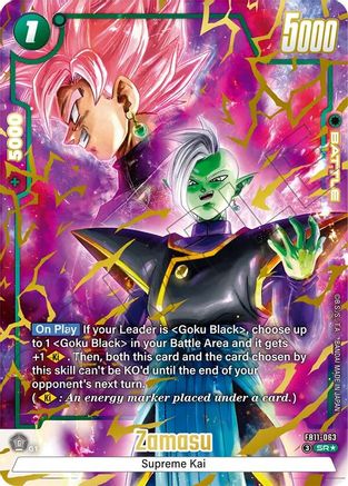Image of Zamasu - FB11-063 (Alternate Art) (FB11-063) - Brightness of Hope Holofoil