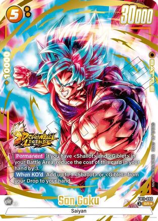 Image of Son Goku - FB11-090 (Alternate Art) (FB11-090) - Brightness of Hope Holofoil
