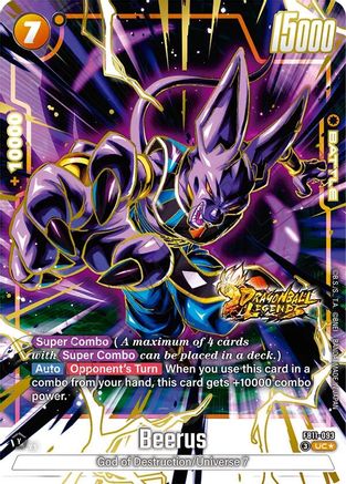Image of Beerus - FB11-093 (Alternate Art) (FB11-093) - Brightness of Hope Holofoil