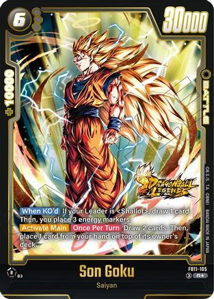 Image of Son Goku - FB11-105 (Alternate Art) (FB11-105) - Brightness of Hope Holofoil