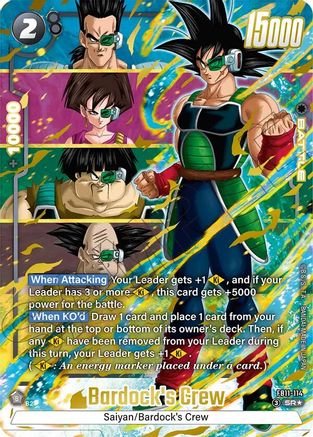 Image of Bardock's Crew - FB11-114 (Alternate Art) (FB11-114) - Brightness of Hope Holofoil