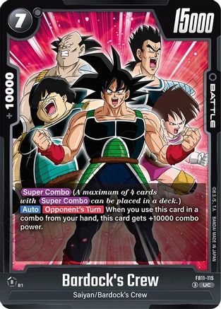 Image of Bardock's Crew - FB11-115 (FB11-115) - Brightness of Hope