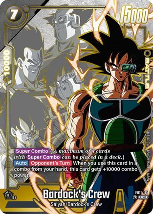 Image of Bardock's Crew - FB11-115 (Alternate Art) (FB11-115) - Brightness of Hope Holofoil