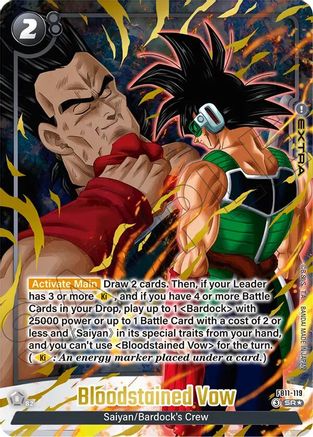 Image of Bloodstained Vow (Alternate Art) (FB11-119) - Brightness of Hope Holofoil
