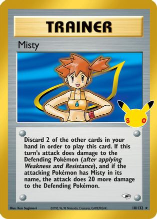 Image of Misty 018  - Holofoil ME 30th Celebration Classic Collection - Classic Collection
