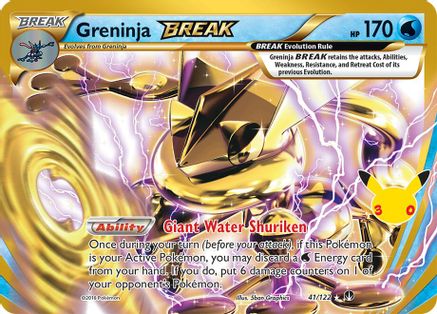 Image of Greninja BREAK 041  - Holofoil ME 30th Celebration Classic Collection - Classic Collection