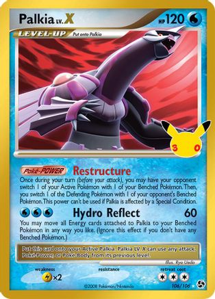 Image of Palkia LV.X 106  - Holofoil ME 30th Celebration Classic Collection - Classic Collection