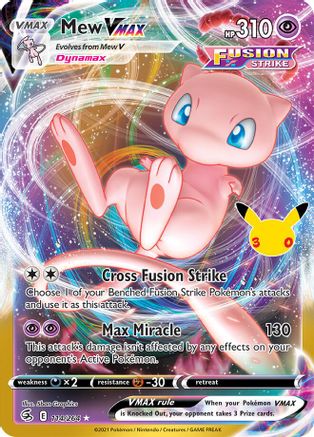 Image of Mew VMAX 114  - Holofoil ME 30th Celebration Classic Collection - Classic Collection
