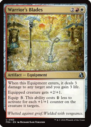 Image of Warrior's Blades (FRA-163) - Reality Fracture Foil