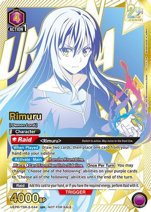 Image of Rimuru (044) (Second Place) (UEPR/TSK-2-044) - Union Arena Promotion Cards Foil