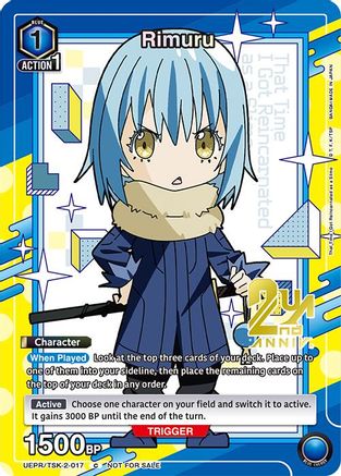 Image of Rimuru (017) (UEPR/TSK-2-017) - Union Arena Promotion Cards Foil