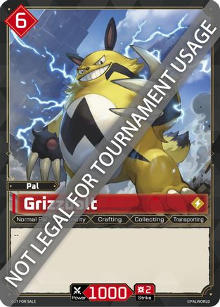 Image of Grizzbolt  - Palworld Prototype Cards