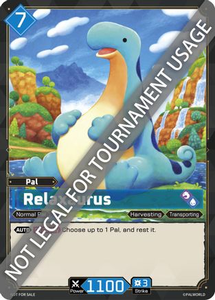 Image of Relaxaurus  - Palworld Prototype Cards