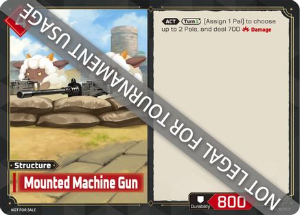 Image of Mounted Machine Gun  - Palworld Prototype Cards