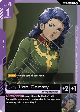 Image of Loni Garvey (ST11-012) - Starter Deck 11 Aquatic Assault