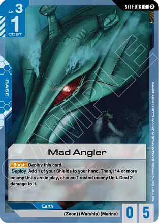 Image of Mad Angler (ST11-016) - Starter Deck 11 Aquatic Assault