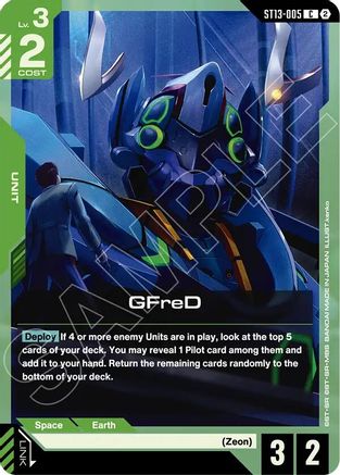 Image of GFreD (ST13-005) - Starter Deck 13 Silent Barrage