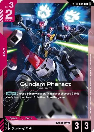 Image of Gundam Pharact (ST13-009) - Starter Deck 13 Silent Barrage