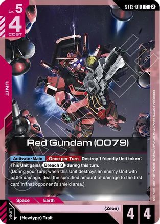 Image of Red Gundam (0079) (ST13-010) - Starter Deck 13 Silent Barrage