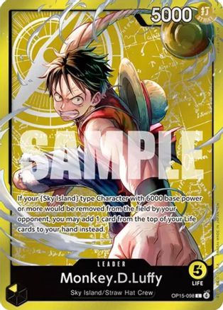 Image of Monkey.D.Luffy (OP15-098) (Luffy Deck) (OP15-098) - Set Sail Deck Set Foil
