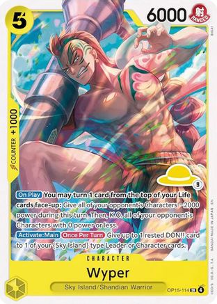 Image of Wyper (Luffy Deck) (OP15-114) - Set Sail Deck Set