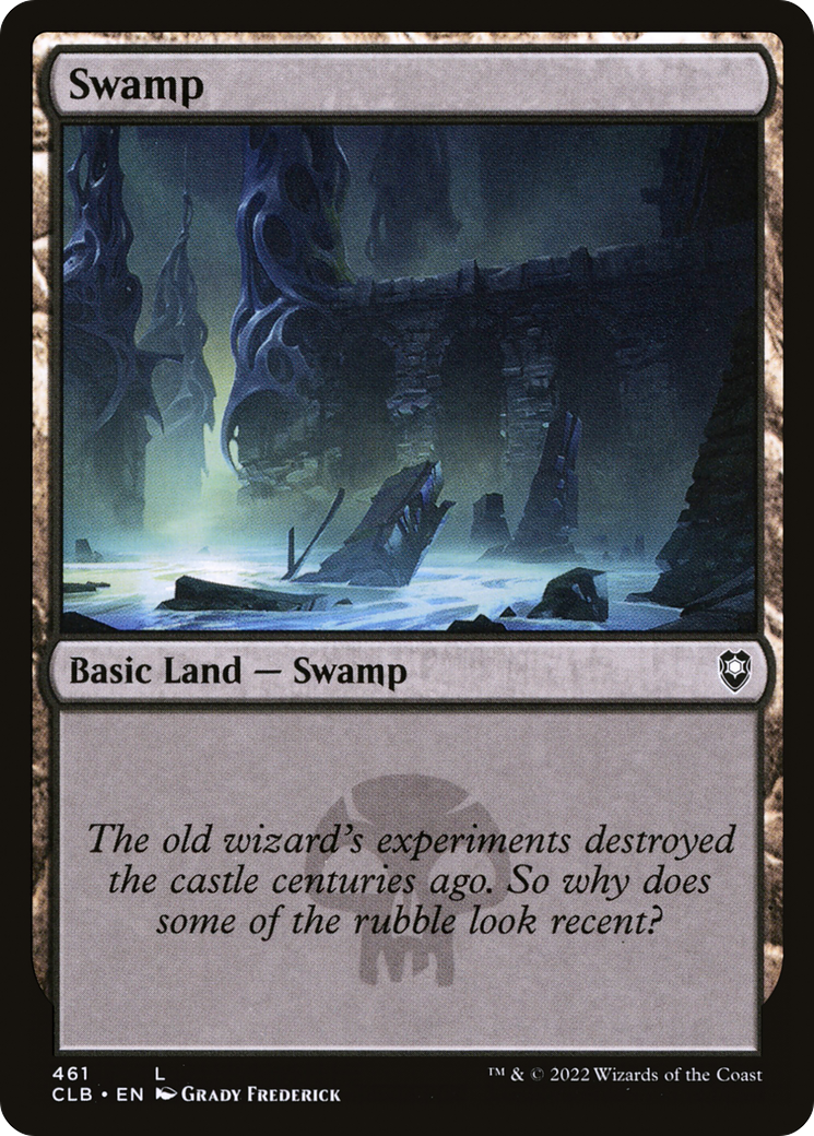 Image of Swamp (461) (CLB-461) - Commander Legends: Battle for Baldur's Gate Foil