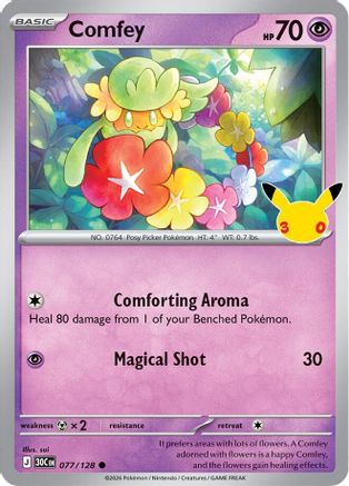 Image of Comfey 077  - Holofoil ME 30th Celebration - null
