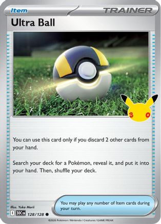 Image of Ultra Ball 128  - Holofoil ME 30th Celebration - Common