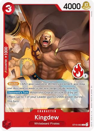 Image of Kingdew (Ace Deck) (ST15-003) - Set Sail Deck Set