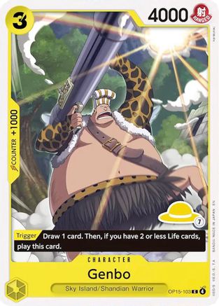 Image of Genbo (Luffy Deck) (OP15-103) - Set Sail Deck Set