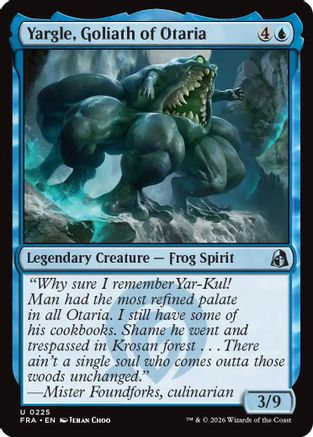 Image of Yargle, Goliath of Otaria (FRA-225) - Reality Fracture Foil
