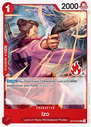 Image of Izo (Ace Deck) (OP16-002) - Set Sail Deck Set