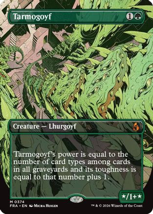 Image of Tarmogoyf (Borderless) (FRA-374) - Reality Fracture