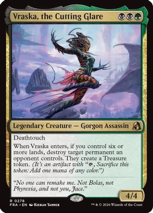 Image of Vraska, the Cutting Glare (FRA-278) - Reality Fracture