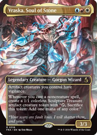 Image of Vraska, Soul of Stone (Borderless) (FRA-318) - Reality Fracture