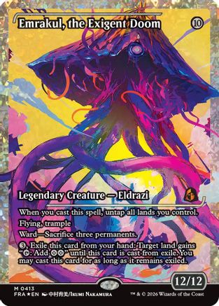 Image of Emrakul, the Exigent Doom (Showcase) (Fracture Foil) (FRA-413) - Reality Fracture