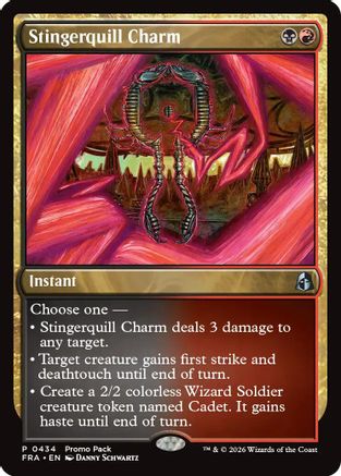 Image of Stingerquill Charm (PPFRA-434) - Promo Pack: Reality Fracture Foil