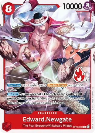Image of Edward.Newgate (OP16-003) (Ace Deck) (OP16-003) - Set Sail Deck Set