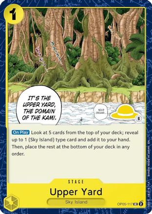 Image of Upper Yard (Luffy Deck) (OP05-117) - Set Sail Deck Set