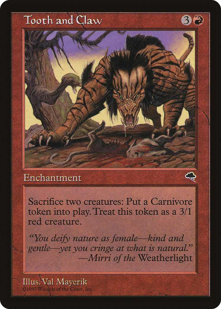 Image of Tooth and Claw (TMP-210) - Tempest