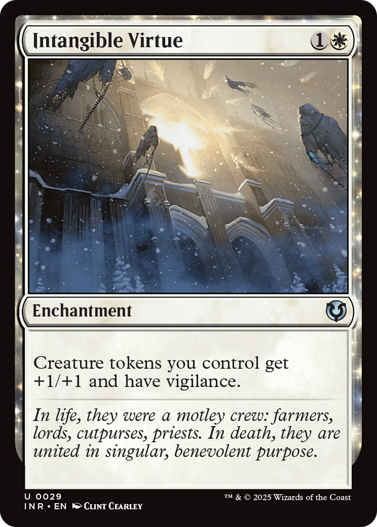 Image of Intangible Virtue (INR-029) - Innistrad Remastered: (enchantment) Foil