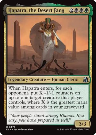 Image of Hapatra, the Desert Fang (FRA-271) - Reality Fracture