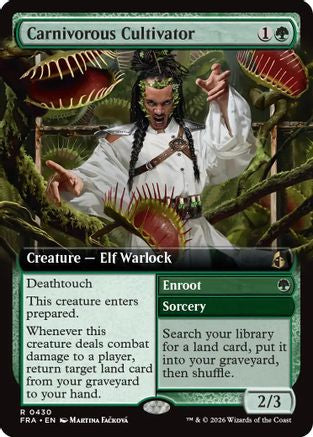 Image of Carnivorous Cultivator (Extended Art) (FRA-100) - Reality Fracture