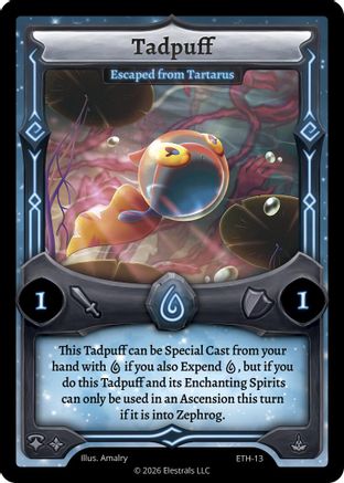 Image of Tadpuff - Escaped from Tartarus (ETH-13) - Shattered Stars  Ethereal Reverse Holo