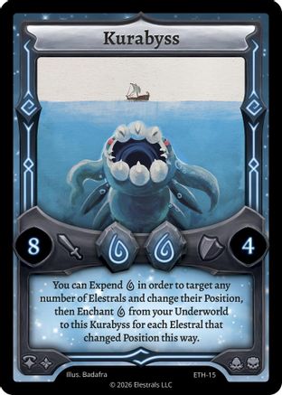 Image of Kurabyss (ETH-15) - Shattered Stars  Ethereal Reverse Holo