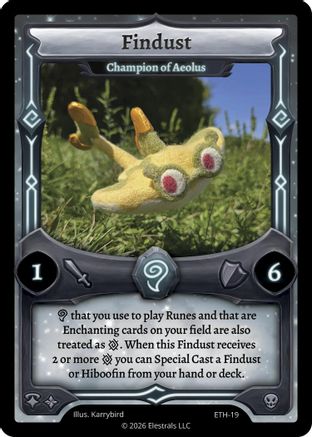 Image of Findust - Champion of Aeolus (ETH-19) - Shattered Stars  Ethereal