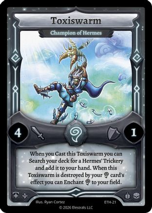 Image of Toxiswarm - Champion of Hermes (ETH-21) - Shattered Stars  Ethereal