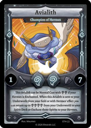 Image of Avialith - Champion of Hermes (ETH-22) - Shattered Stars  Ethereal
